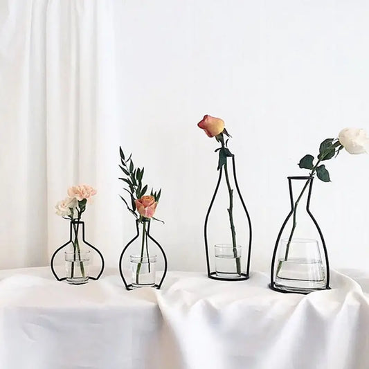 Nordic Style Iron Flower Vase